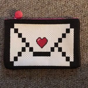 Ipsy envelope emoji cosmetic bag